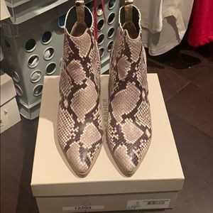 Marc fisher snake skin boots